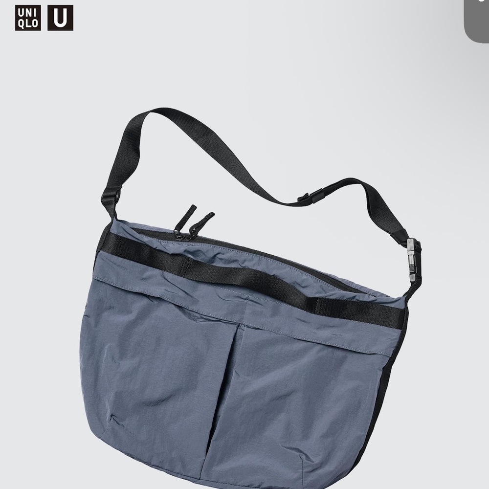 Uniqlo U Packable Shoulder Bag BLUE Uniqlo Packable Shoulder bag